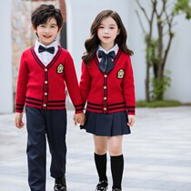 Kindergarten Autumn Winter Sweater Sweater Costume UK College Winter School Class Clothing Clothing Clothing Clothing Tide
