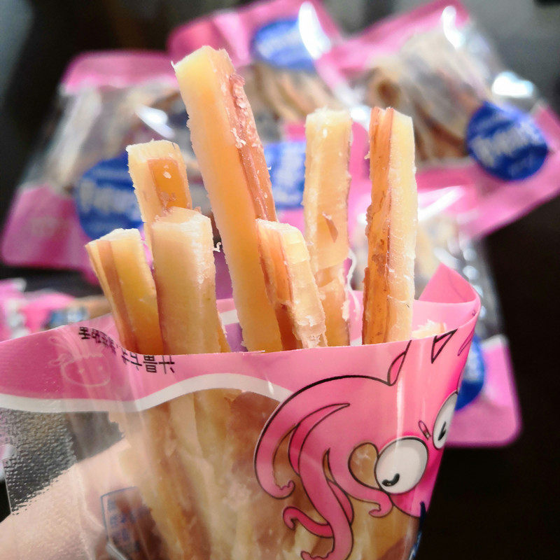 Independent small package Shredded squid squid strips charcoal grilled slices ready-to-eat seafood snacks specialty snacks Qingdao specialty