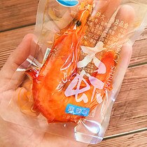 Spicy prawns spicy instant prawns dried shrimp oil braised roasted vacuum seafood snacks for children Jingxu Shandong specialty