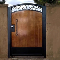European garden door villa courtyard door outdoor special electric door modern style courtyard door garden door B&B door