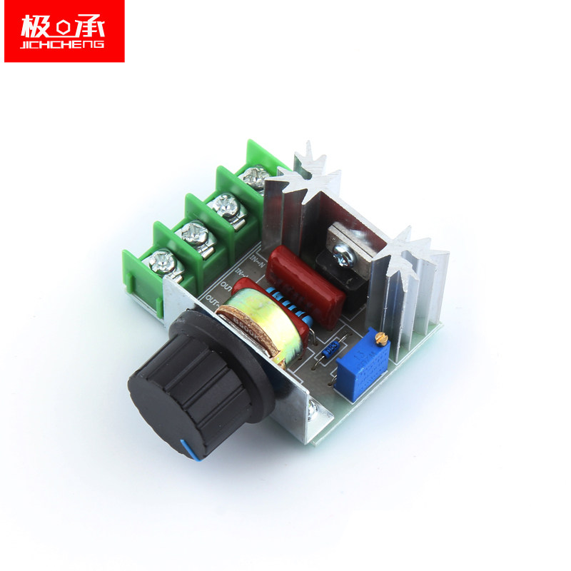 2000W可控硅调速器 电机220V大功率电子调压器 调光调温调速模块