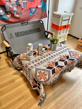 Bohemian outdoor camping picnic egg roll tablecloth Bohemian outdoor camping picnic egg roll tablecloth