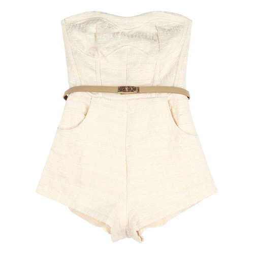 Топ без лямок, комбинезон, штаны, шорты, в стиле Шанель