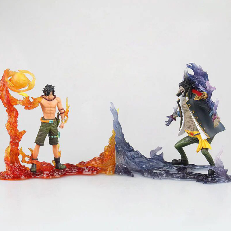 Onepiece tay mô hình lửa nắm tay Ace Ess văn phòng anime sinh nhật món quà trang trí búp bê - Capsule Đồ chơi / Búp bê / BJD / Đồ chơi binh sĩ mo hinh anime