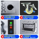 Коммерческая крупная колбасовая шлифовальная машина из нержавеющей стали Вертикальная полная полная куриная полка графита