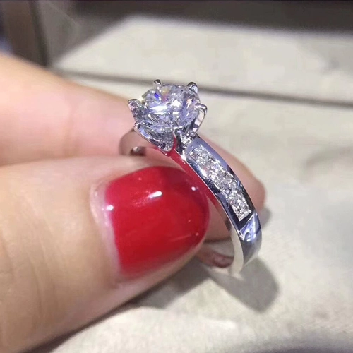 Ювелирное украшение, классическое обручальное кольцо, золото 750 пробы