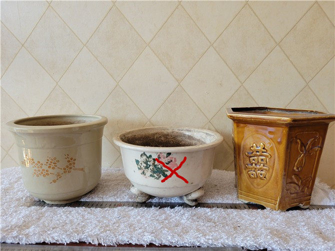 Single sale of the old flower-pot flower-pot flower-flower-type hanging glaze flower-pot