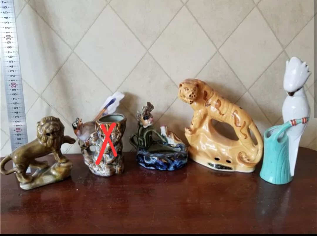 80s porcelain peacock pendulum piece goldfish Smoke cylinder Magpie Pen Holder Varnishes glazed parrot pen holder single sell-Taobao