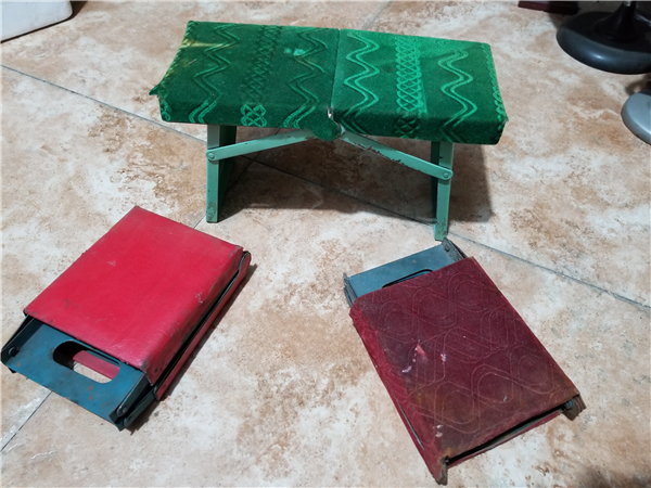 Iron Sheet Folding Bench Stool Seat Stool