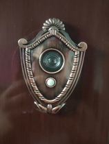 Anti-theft door cat eye doorbell integrated 35 diameter extended cat eye with doorbell universal high definition multifunctional home door mirror