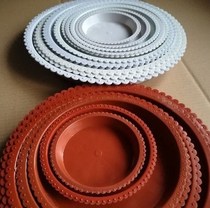 Flower pot chassis round tray round ground bottom indoor oval water tray thickened plastic