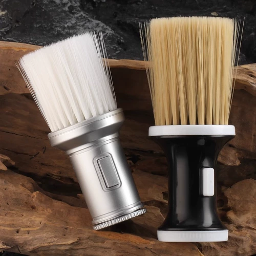 Шуан для тела порошкообразной подушки безопасности распыления муки щетки розовый волокно щетка для парикмахерской для волос.