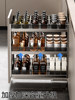 Seasoning Basket Kitchen Cabinet Narrow Cabinet Drawer Type Extremely Narrow Small Size Cabinet Pull-Out Storage Rack Storage
