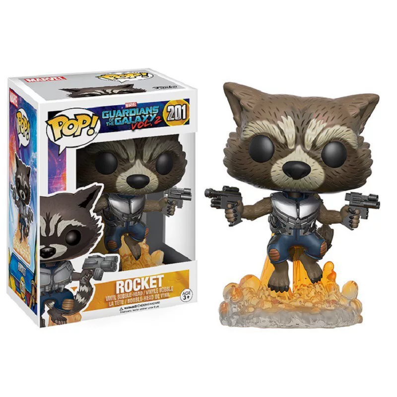 Figurine Funko POP Guardians of the Galaxy: Tree Man Groot Star-Lord Rocket Raccoon, персональные аксессуары Тялер