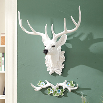 American emulated deer head wall-mounted Nordic Living room TV Background wall Decorative Wall Pendant Wall Hanging Bill Chaeka Wall Decoration