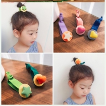 Braid rope tie head rope net Red Net Red children hair tie baby ball head Hairband head rope girl does not hurt hair