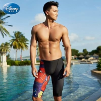 Quần bơi Disney quần boxer nam năm quần khô nhanh quần bơi nam quần bơi thanh thiếu niên áo tắm không khí nóng - Nam bơi đầm quần đùi bơi nam