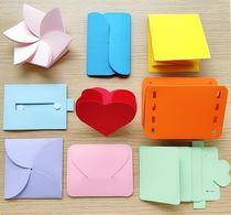 Handbook small organ card fun photo album growth manual folding card diy material decoration card kindergarten handmade
