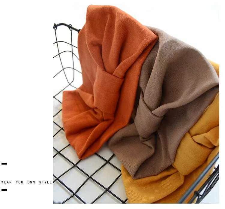 Mũ trùm đầu rộng số lượng tóc hoop rộng che trán mũ mặt trăng mùa xuân và mùa thu mô hình bông ngồi tháng mũ sau sinh của bà mẹ - Mũ thai sản / Vớ / Giày tất da chân cho phụ nữ
