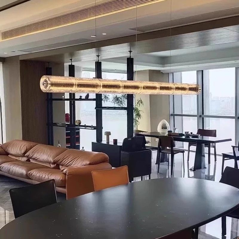 意大利Luce 0rizzontale设计师餐厅吊灯现代简约餐桌吧台长条灯具