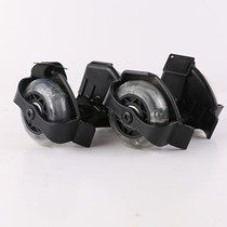 Wind fire wheel wheel slip breathable canvas 2nd generation abrasion resistant double wheel with wheel adult heel invisible dual-use pulley tool