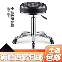Xinjiang stool beauty salon special stool home pulley round chair rotating lift stool makeup stool special price