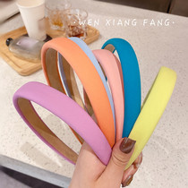 ins Net red solid color sweet versatile headband Korean simple hair hoop hair band 2020 new hair card hair accessories