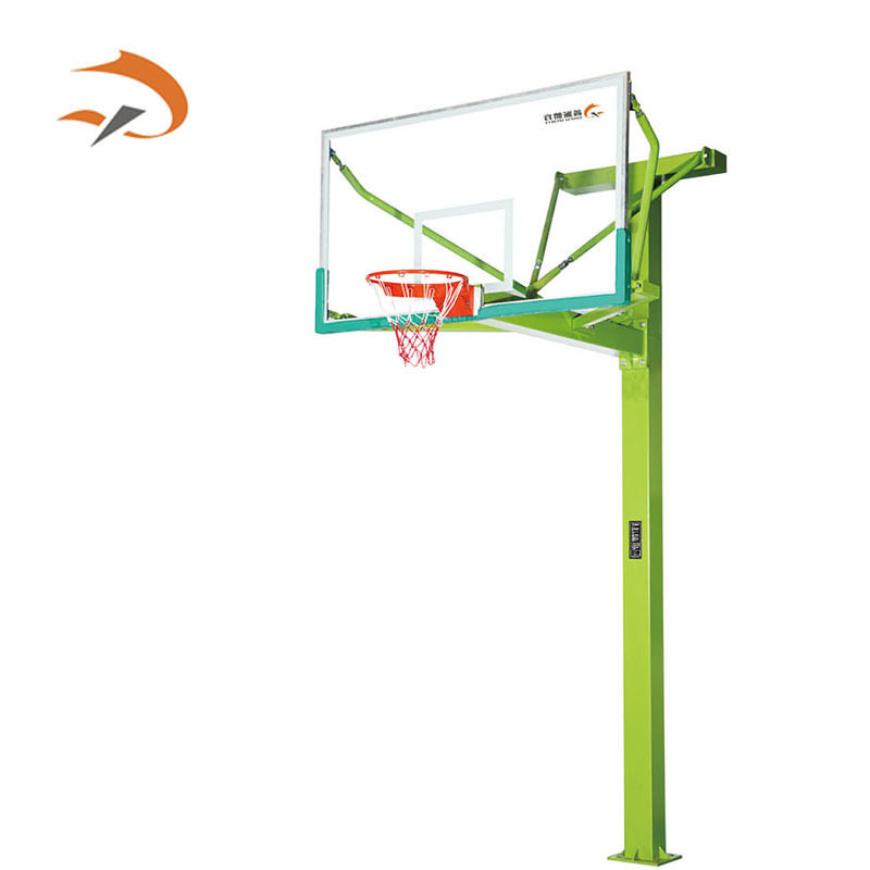 Xinpai adult outdoor basketball rack home training competition standard basketball rack square tube buried outdoor basketball rack