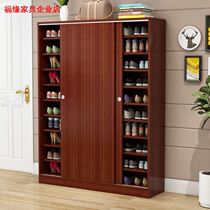 Door dust-proof ventilation cabinet Small House integrated porch cabinet shoe shelf outdoor locker ultra-thin shoe cabinet