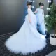 Cánh hoa cô gái váy trẻ em cô gái thời trang cao cấp người mẫu catwalk cô gái công chúa váy piano trang phục - Váy trẻ em