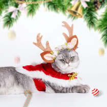  Ji Zaizi Christmas Cat Hat Hexagonal cat jewelry Forest female Forest Fairy antler headband Fairy hat