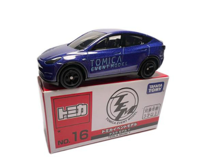 Tomy Tomica Tem 16 Tesla Model Y Car Model Limited Edition 10Th Anniversary Commemorative Edition