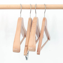 Solid wood storage clothes rack support high-end home bedroom clothes clothing store traceless hanging pants rack drying rack