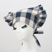 Kitchen anti-oil bag head triangle turban women oil-proof hat cooking oil smoke-proof headscarf household apron headscarf