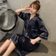 Đồ ngủ nữ mùa hè mỏng băng lụa ngắn tay phong cách hàn quốc dễ thương cô gái sinh viên ở nhà dịch vụ tại nhà mùa hè cộng với size váy ngủ dài - Đêm đầm