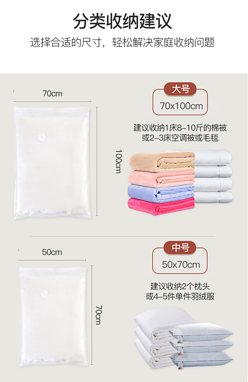 米屋纳 加厚抽真空压缩 4件套 图4