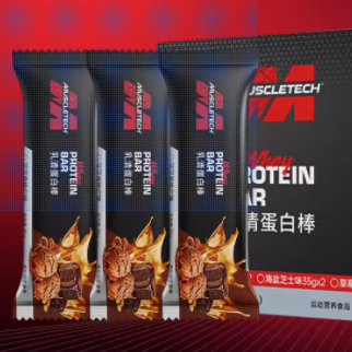 MUSCLETECH 肌肉科技 蛋白棒3支*混合口味