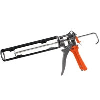 Профессиональный металлический черный клей-пистолет, алюминиевый сплав