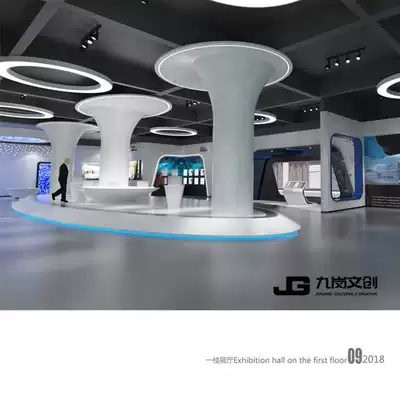 Jiugang GRG shopping mall office exhibition hall Sample house exhibition center Hotel column Package column modeling column Changsha factory customization