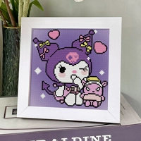 H188 Куроми [вышивка в 3 нити 20*20 см] + фоторамка