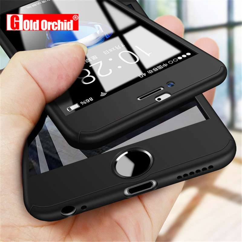 360 Full Cover Phone Case For iPhone X 8 6 6s 7 Plus 5 5s