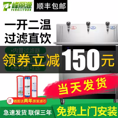 Feng Liyuan school commercial water dispenser Kindergarten special insulation large capacity with filter electric heating direct water dispenser