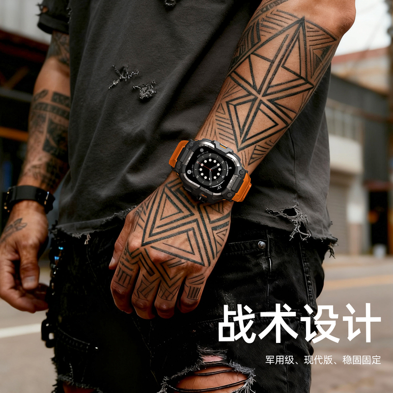 Suitable for Apple Watch Ultra3 New Model Niuwang Modified Case Apple S11 Watch Strap Integrated Protective Case