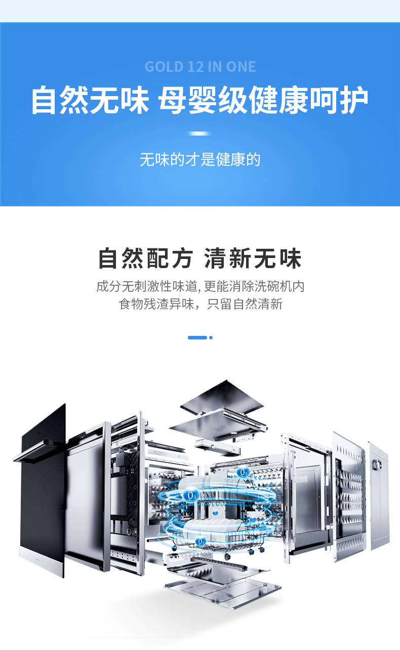 德国原装进口 Fertig 12效合一 洗碗机专用洗碗粉块 480g*2盒 图5