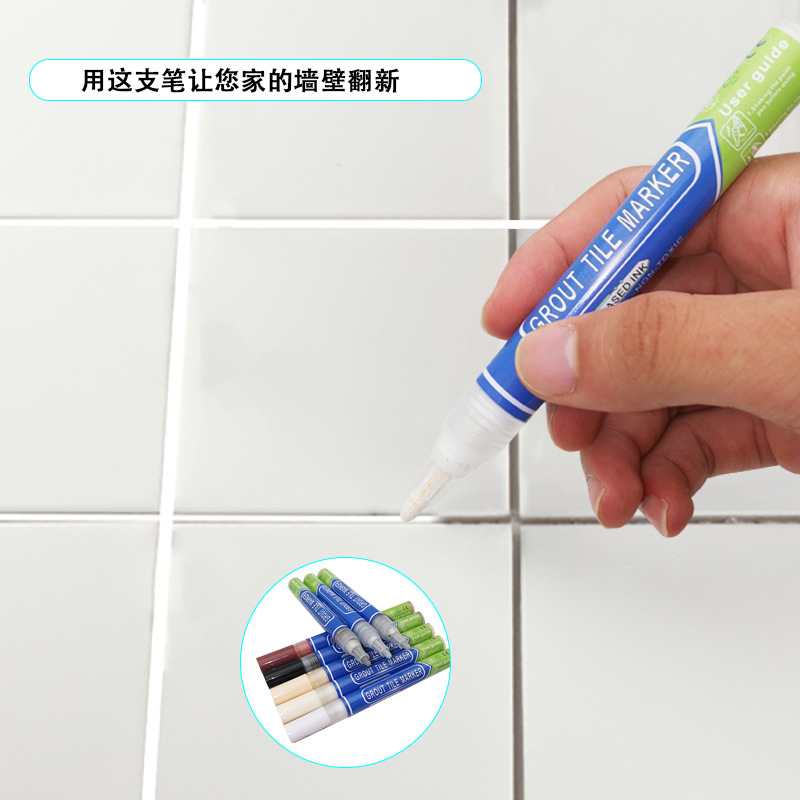 Beauty ceramic tile seam gap repairing color pen pen tile repair pen waterproof home sitting room tools hutch defends filling jointing agent