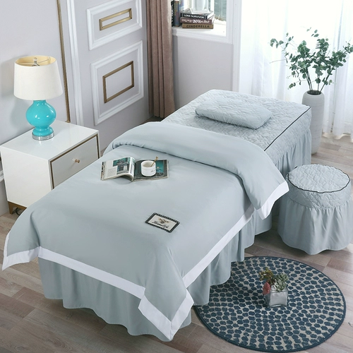 Косметический массажер, покрывало, комплект, простыня, пододеяльник, 4 предмета