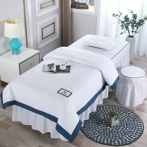 Косметический массажер, покрывало, комплект, простыня, пододеяльник, 4 предмета