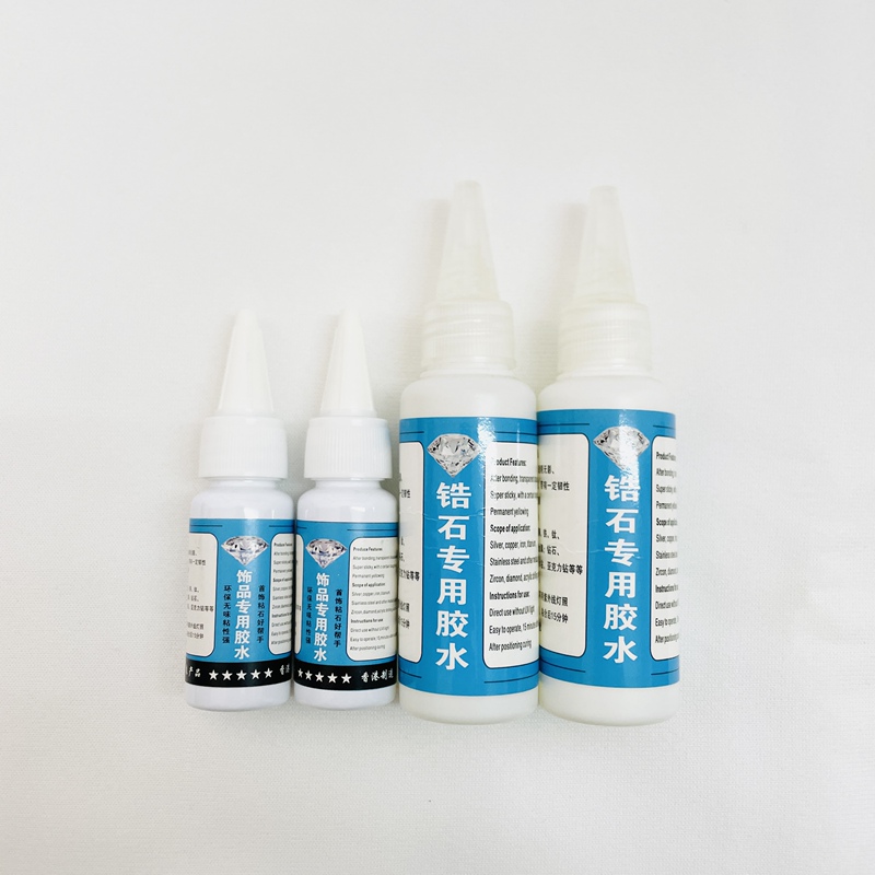 Zircon Special Glue, Environmentally Friendly, Odorless and Strong Stickiness 20ml Jewelry Glue, Gold and Silver Jewelry Transparent Stone Glue