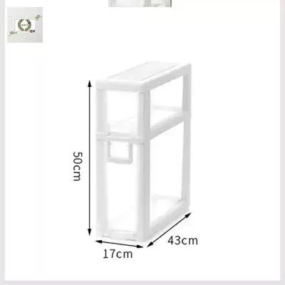 17cm Powder room bathroom crevice shelf Floor-to-ceiling storage cabinet toilet toilet crevice toilet narrow side cabinet