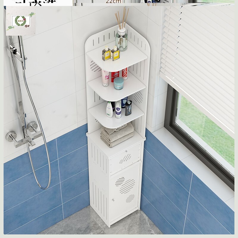Toilet Rackling Rackle Toilet Bath Toilet with Drawer Water-proof Landing Multi-functional Nordic Style